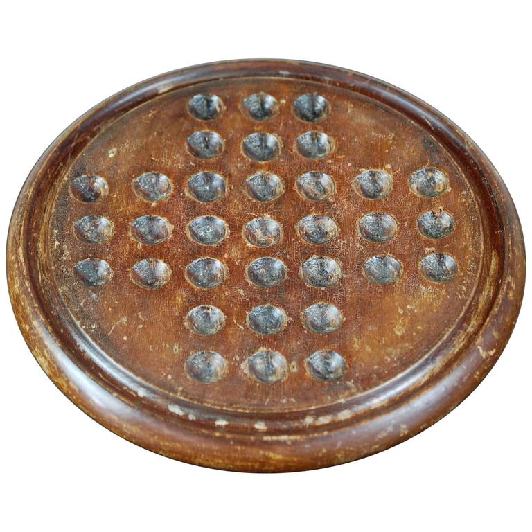 Late 19th Century Solitaire Games Board For Sale At 1stdibs