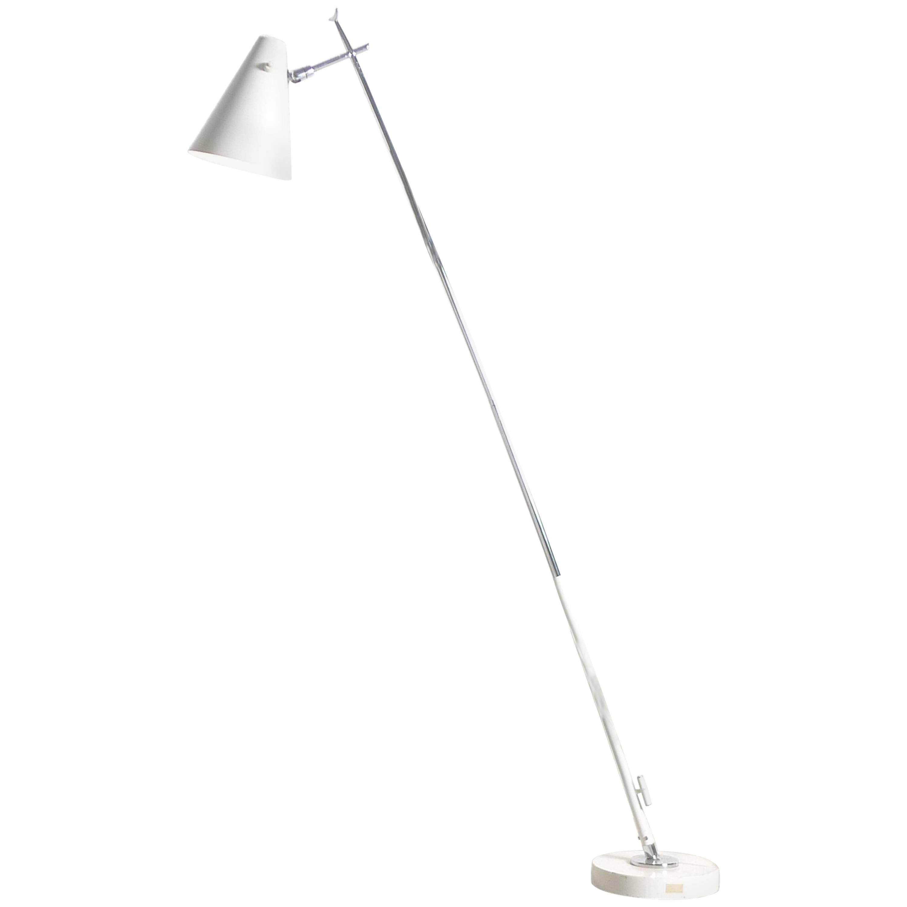 Giuseppe Ostuni für Oluce, Teleskop-Stehlampe, Modell 201 im Angebot