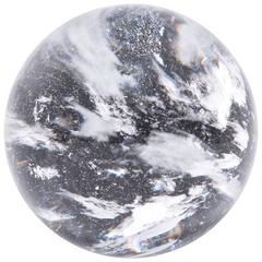 Chinese Rock Crystal Sphere with Occlusions 2