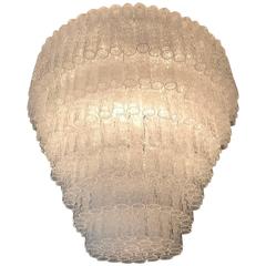Monumental Cascading Murano Glass Chandelier 3
