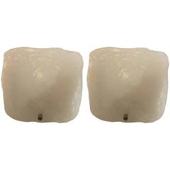 Pair of Italian Glass Sconces 6