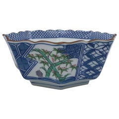 1980s Tiffany & Co. Blue and White Chinoiserie Bowl