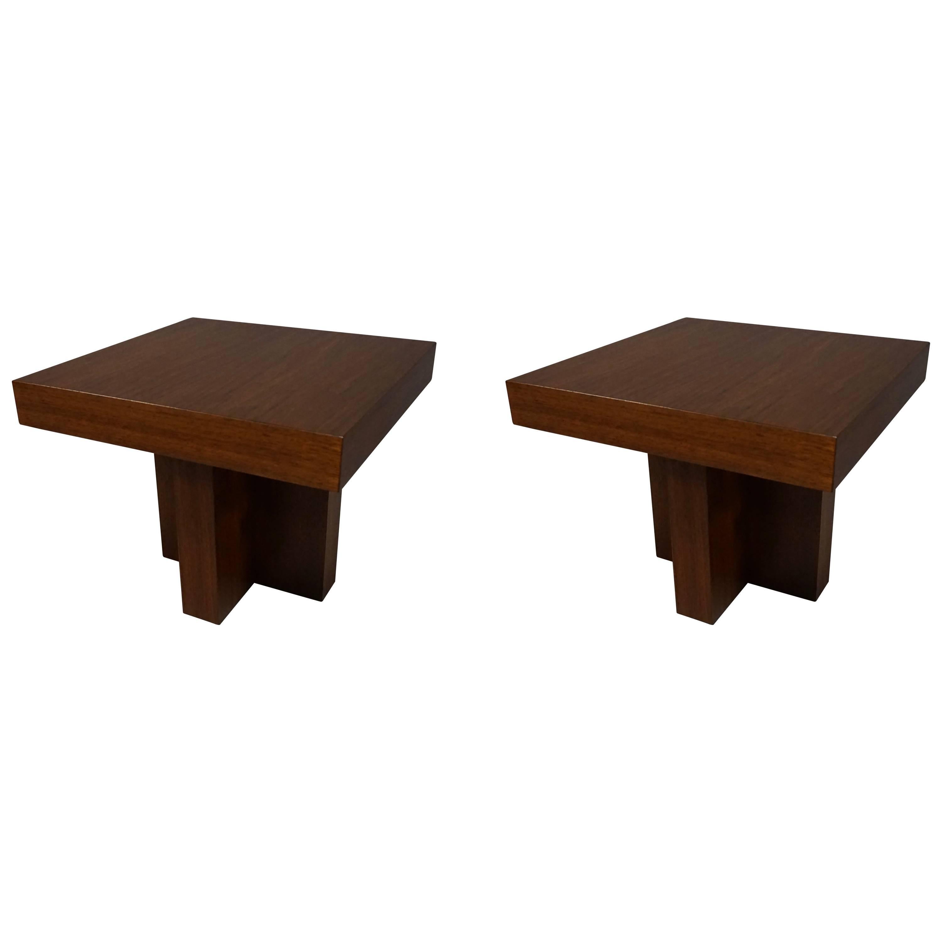 1950s Pair of Cruciform Stands, Adrian Pearsall for Craft Associates