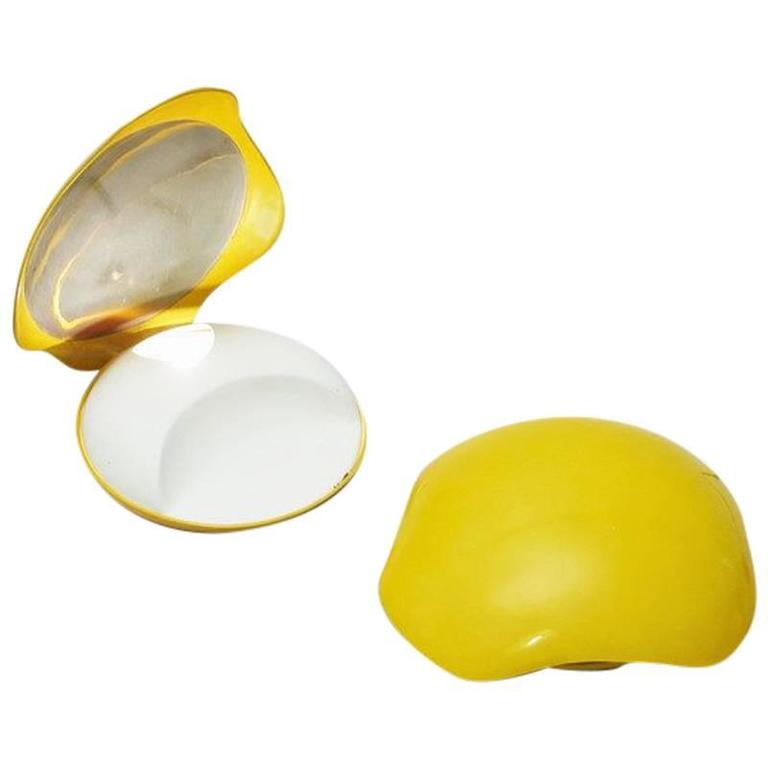 Pair Of Space Age Italian Shef Lamps By Gamma 3 For Sale At 1stdibs