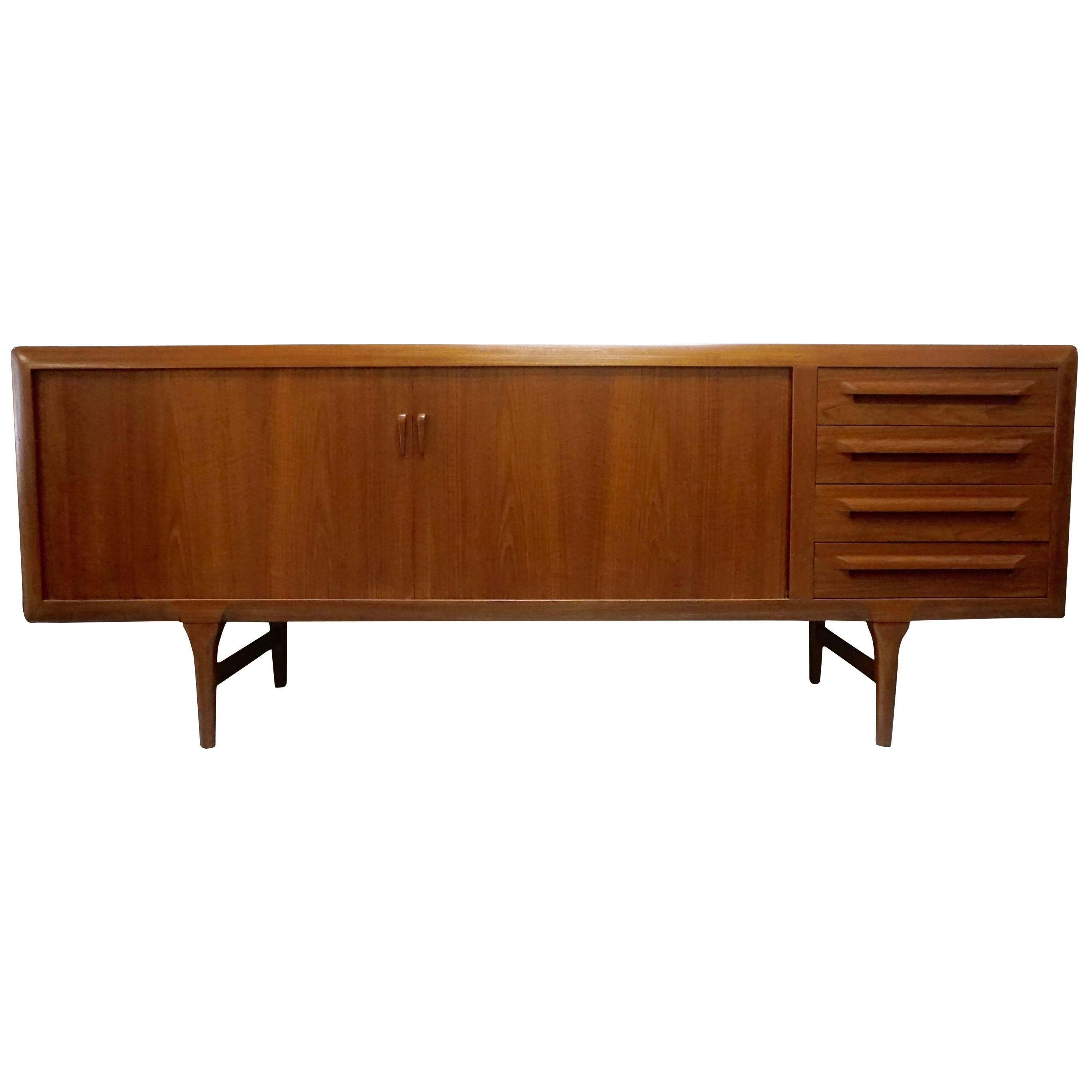 1950, Ib Koefod-Larsen Teak Credenza For Sale