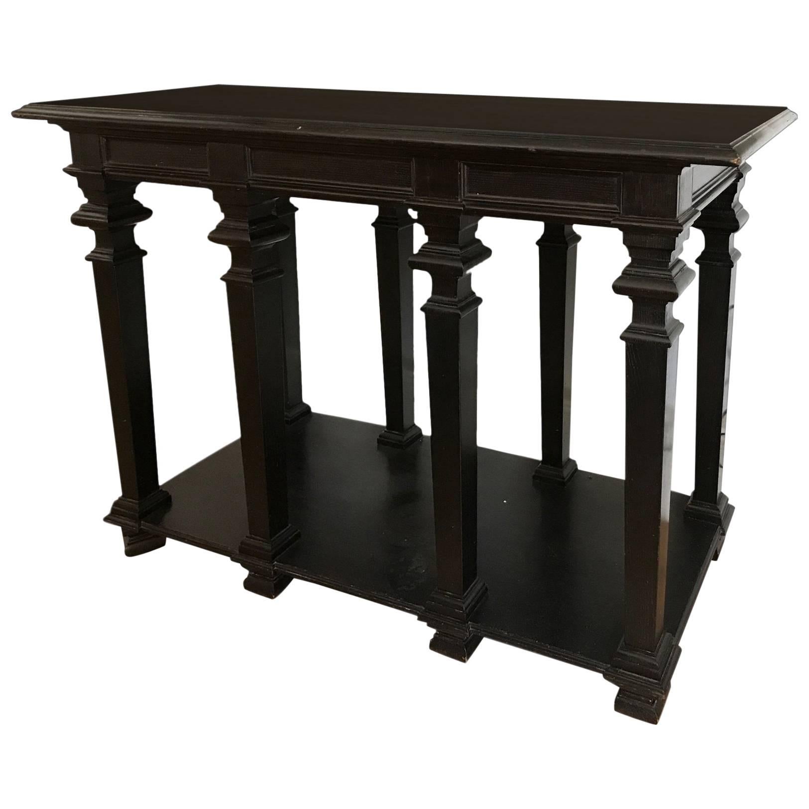 Ebonsied Side Table in Louis XIII Style  For Sale