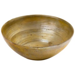Vintage Beatrice Wood Golden Luster Glaze Hand Thrown Ceramic Bowl, 1960s