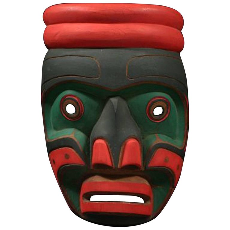 20th Century North West Coast Tribal Mask Stan Hunt Signed For Sale at  1stDibs | north west mask, northwest coast masks