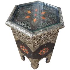 Gerda Inlaid Moroccan Side Table, Marrakech