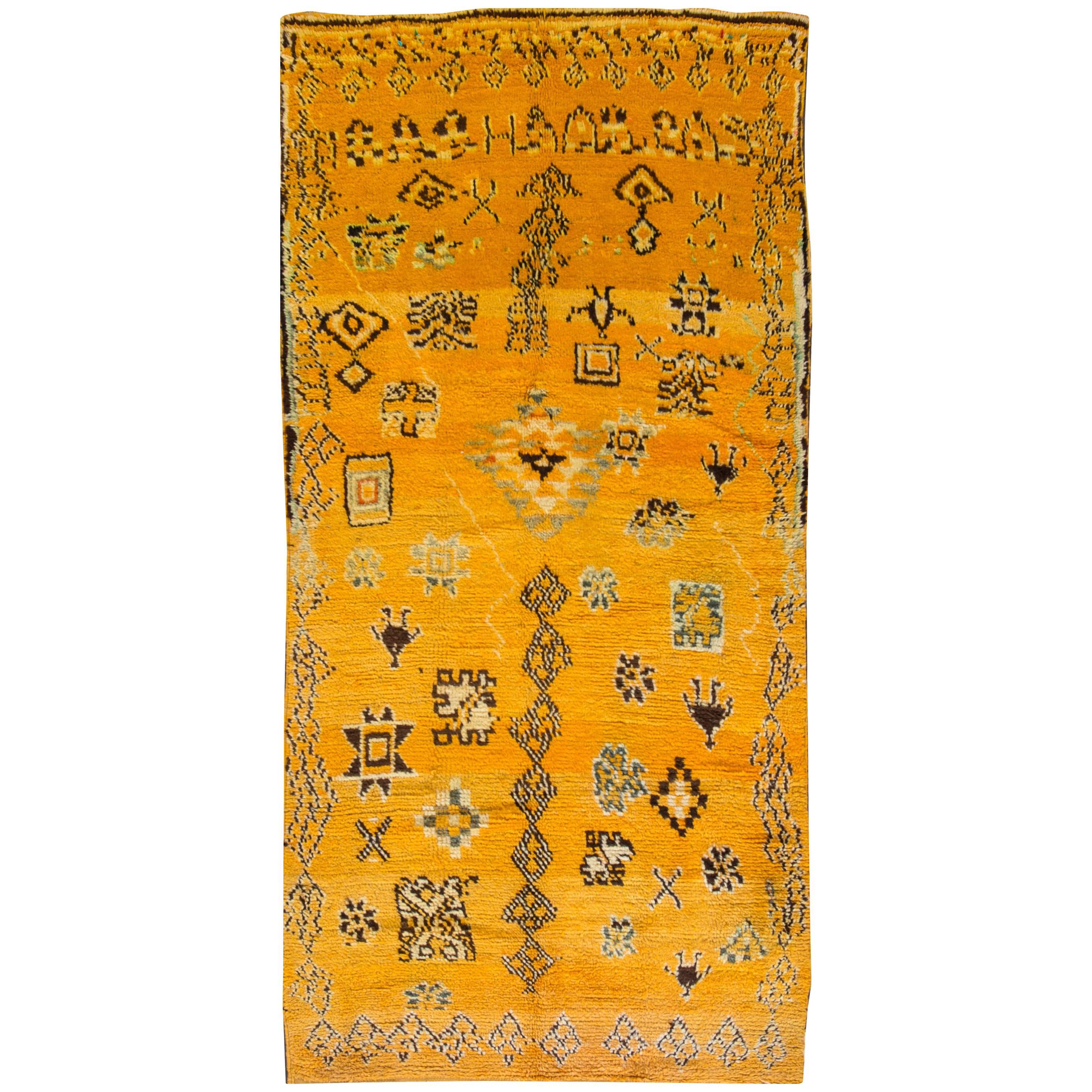 Simply Beautiful Vintage Moroccan Rug