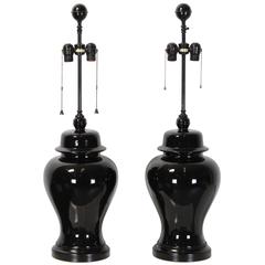 Vintage Pair of Warren Kessler Table Lamps, 1940s