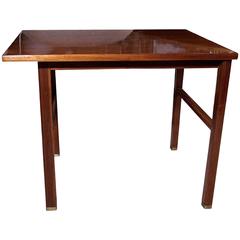 Single Mahogany End Table by Dunbar, American, 1950s 9