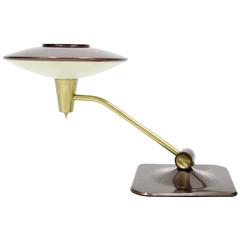 Mid-Century Dazor 'Flying Saucer' Desk Lamp 2