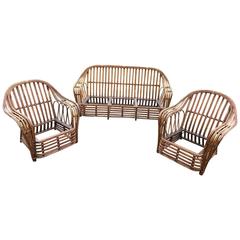 Stick Wicker Set