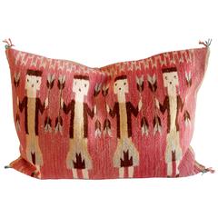 Yei Indian Weaving Bolster Pillow