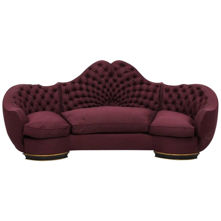 Jean Royère, Windsor Sofa for Maison Gouffé, FR, circa 1938 For Sale at