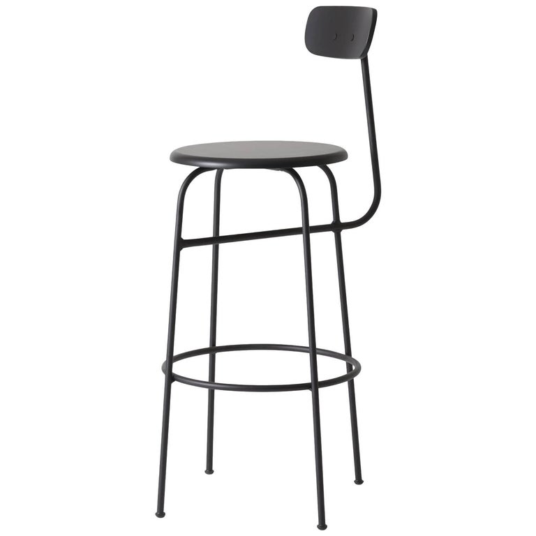 Afteroom steel and wood bar stool, new, offered by Menu