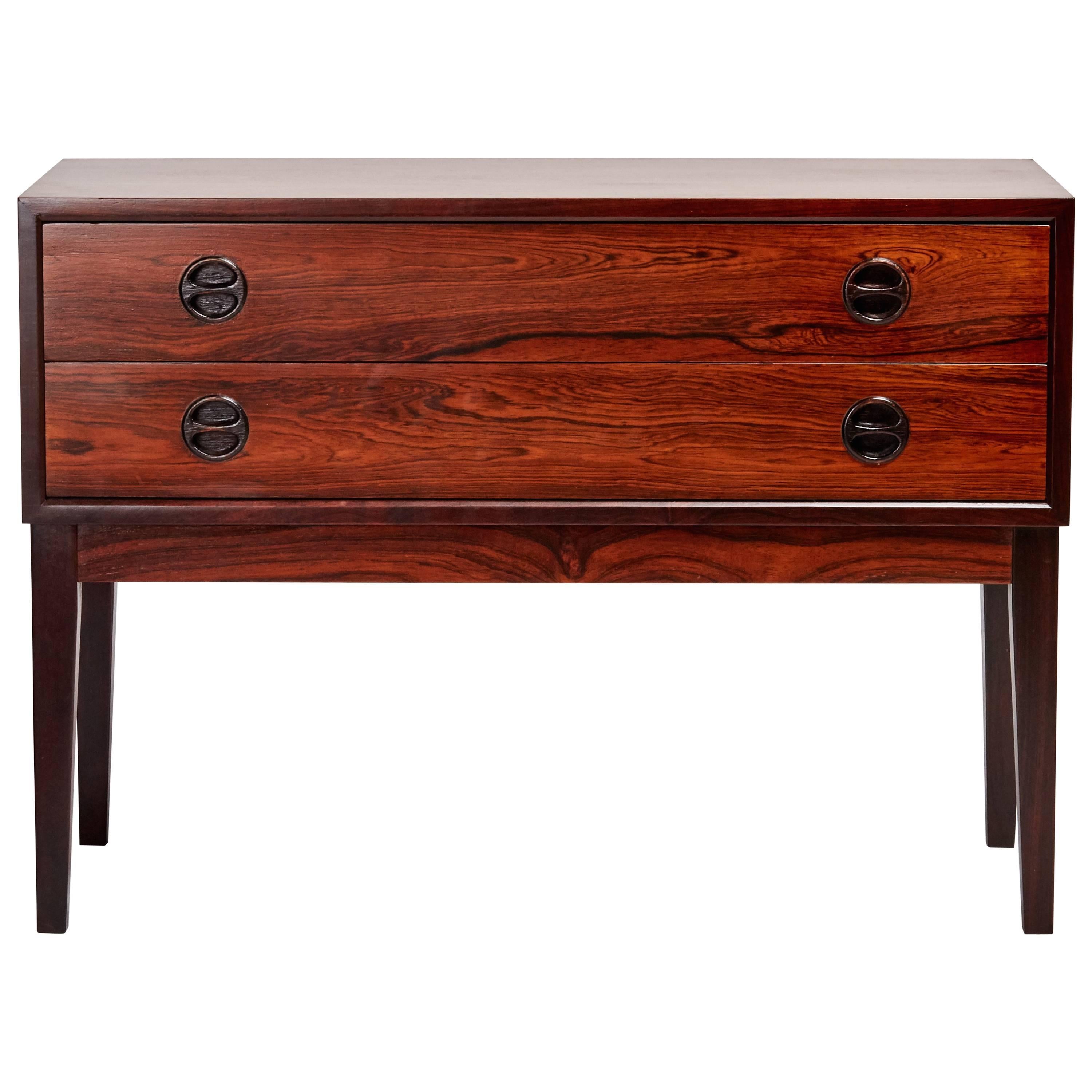 Petite Danish Modern Rosewood Dresser