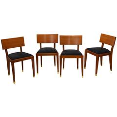 Four Dining Chairs, France, circa 1950 9