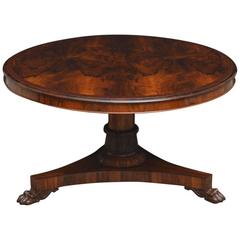 Regency Rosewood Centre Table Dining Table