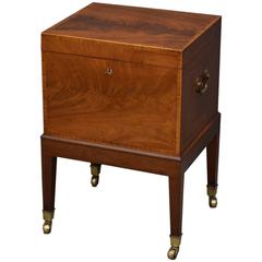 Gerogian Flamed Mahogany Cellaret 12