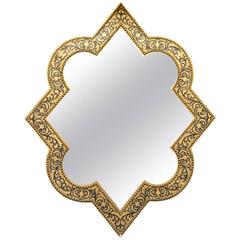 Antique 19th Century Moorish Inspired Mirror