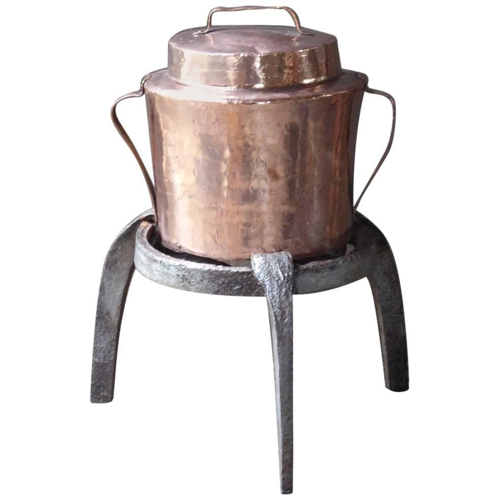 18th Century Trivet with Matching Water Cooker