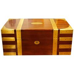 Victorian Mahogany Campaign Writing Box