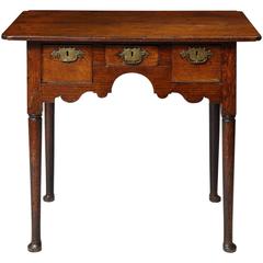 Striking Queen Anne Three-Drawer Table 2