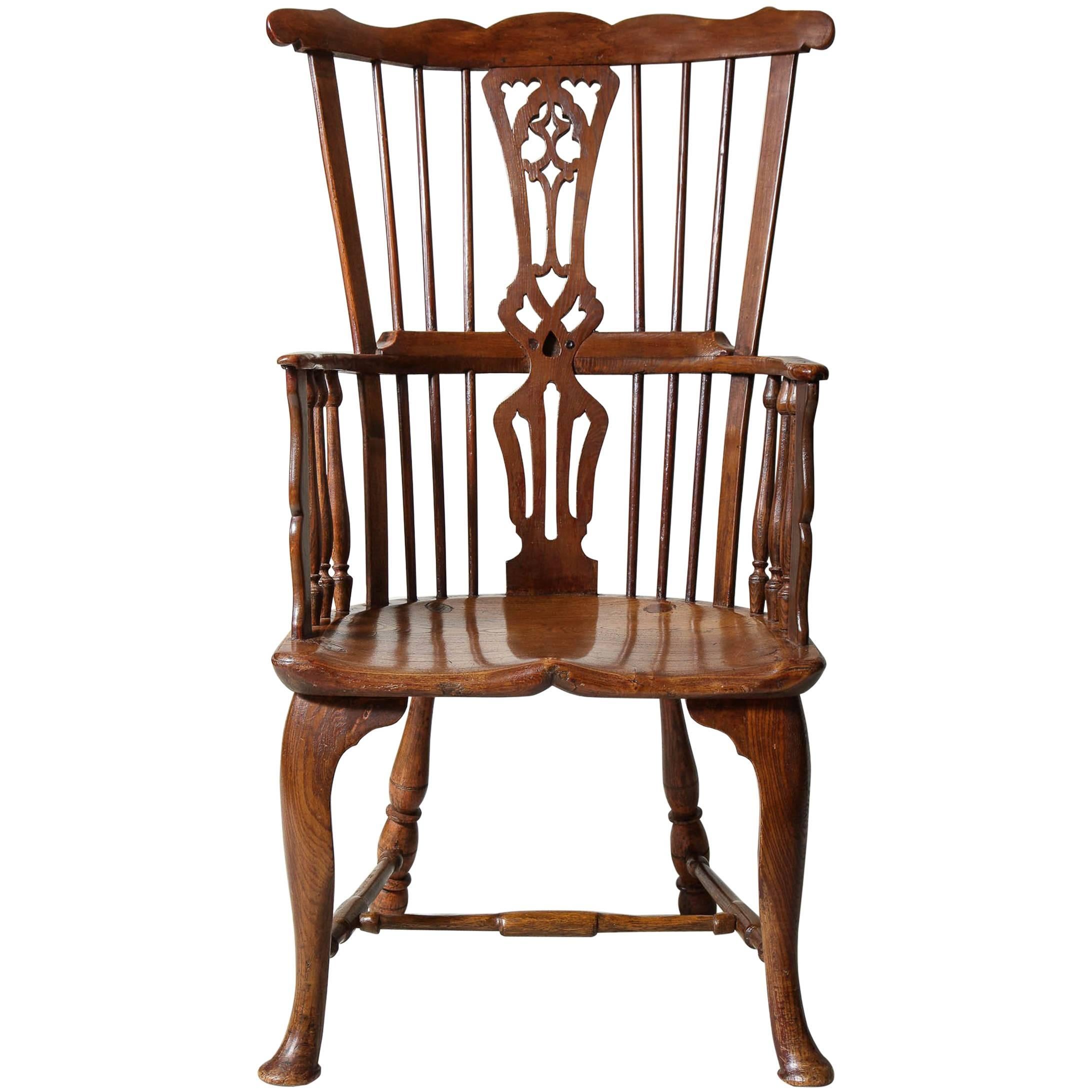 Exceptional 18th Century Windsor Armchair