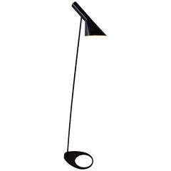 Vintage Arne Jacobsen Floor Lamp Black