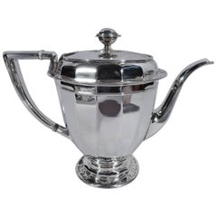 Antique Tiffany St Dunstan Sterling Silver Coffeepot