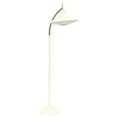 Italian Gio Ponti Style Arched Floor Lamp 