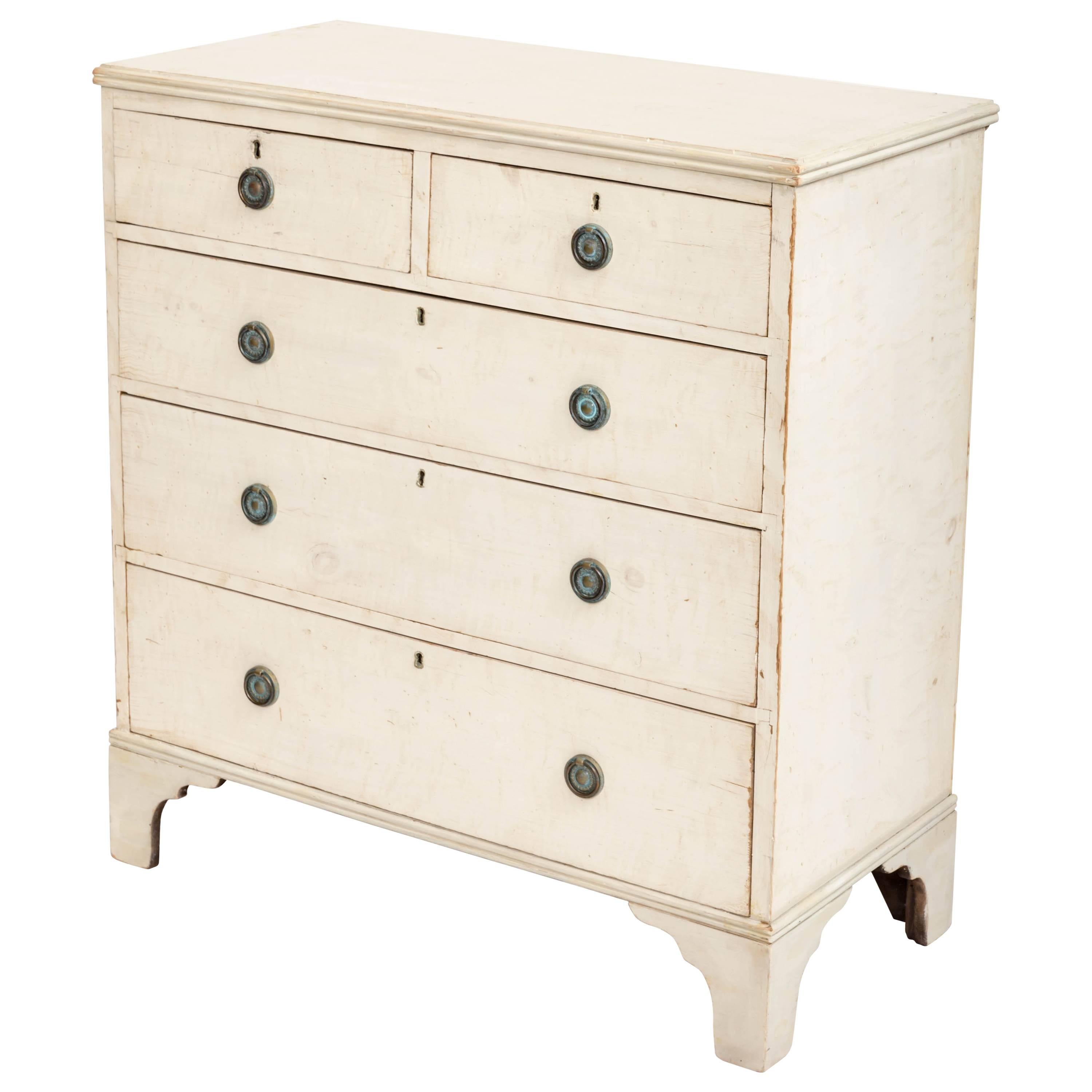 Early 19th Century Chest in Original Paint, England, circa, 1840 For Sale