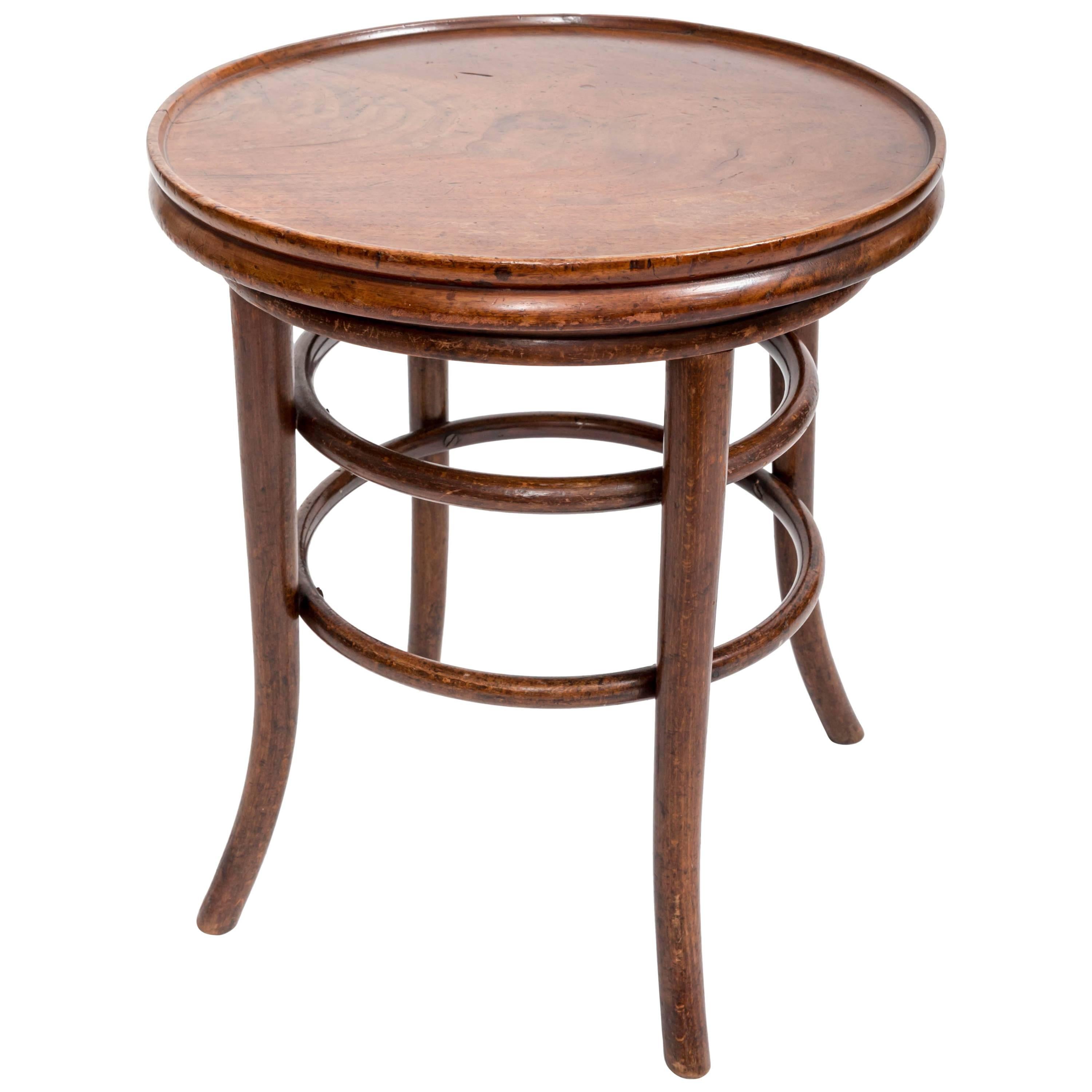 19th Century Bentwood Side Table, England, circa 1890