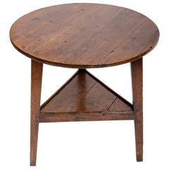 Early 18th Century Oak Cricket Table. England, circa, 1800 11
