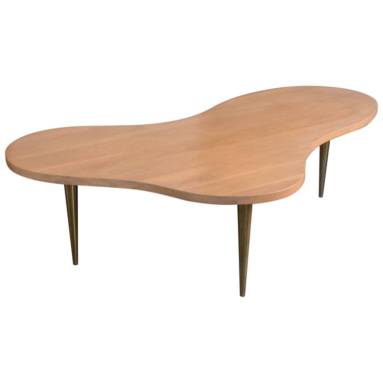 Large Robsjohn-Gibbings Biomorphic Cocktail Table For Sale