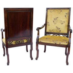 Pair of Large Chinese Armchairs, 1880 9