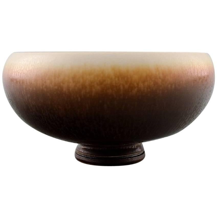Berndt Friberg Studio Ceramic Bowl Modern Swedish Design For Sale