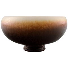 Vintage Berndt Friberg Studio Ceramic Bowl Modern Swedish Design
