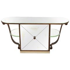 Double Sided 1940s Italian Mirrored Table 2