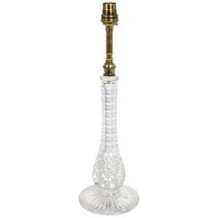 Antique 19th Century Clarke's Cricklite Crystal and Ormolu Table Lamp