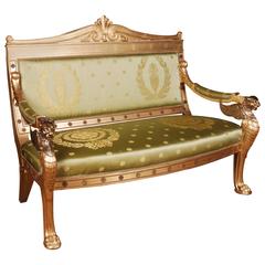 Imperial Lion Sofa with Lion and Wings in Empire Style 4