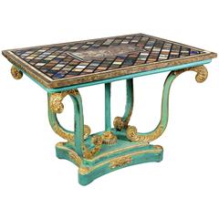 Pietra Dura Table in Neoclassical Style