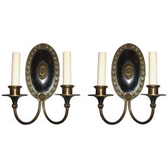 Pair of Neoclassic Style Sconces