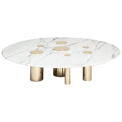 21st century Coffee Table Constellation by Hervé Langlais 2017 France Marble 
