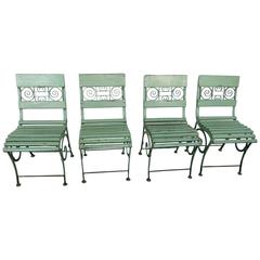 French Style Garden Chairs, Early 20th Century 11