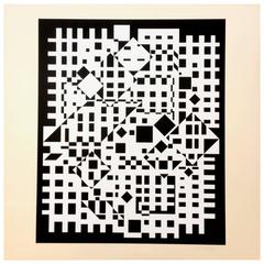Victor Vasarely, Cintra-Neg, from NB Cinetique
