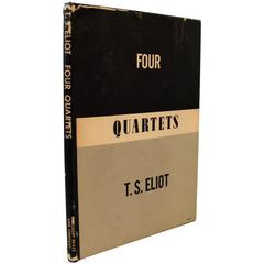 Vintage 'Four Quartets' First Edition Book by T.S. Eliot