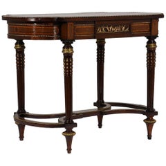 Antique French Louis XVI-Style Mahogany Side Table 4